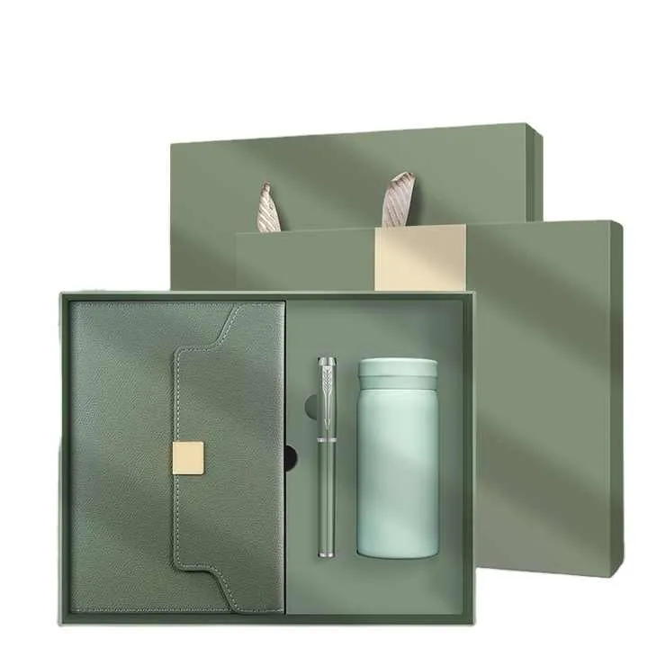 اثة أضعاف الأعمال عالية الجودة دفتر القرطاسية هدية مكتب a5 Three fold high quality business notebook stationery office gift a5