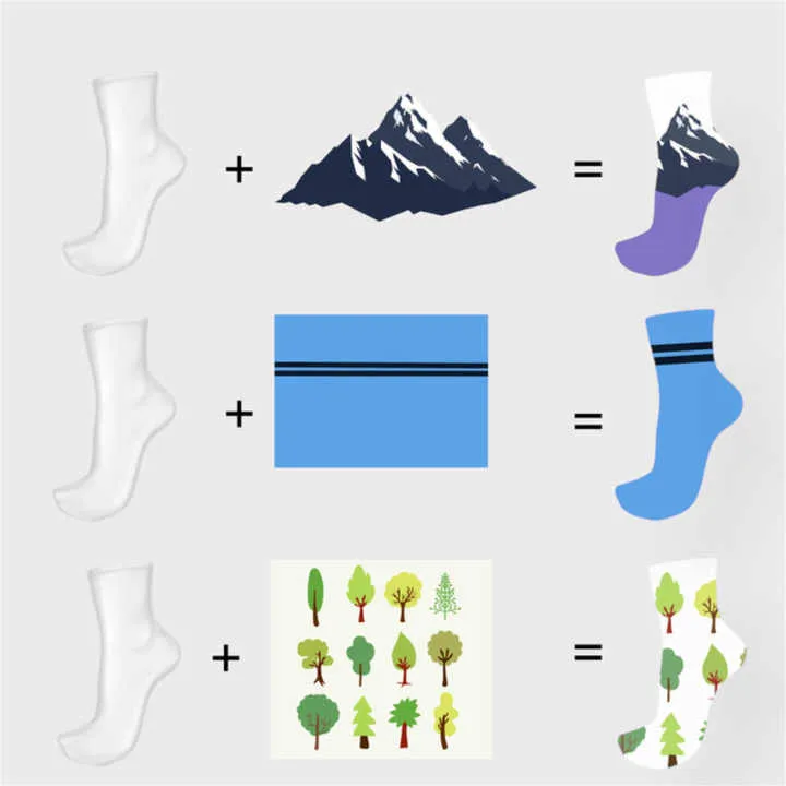 جوارب مخصصة للخريف والشتاء,Custom socks for fall and winter