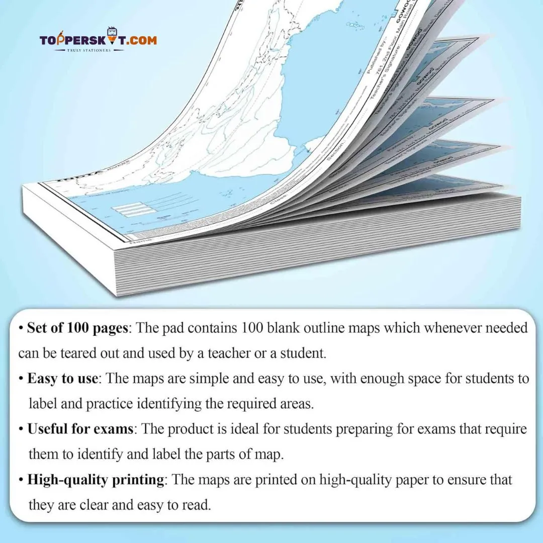 (10 Pcs.) India - River Map