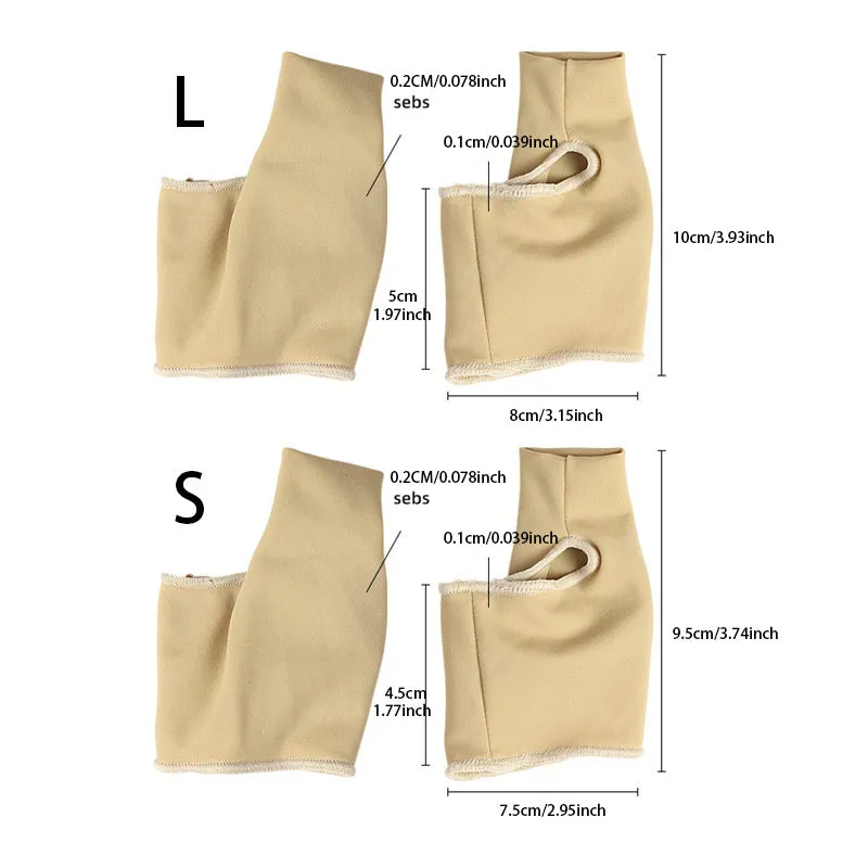 4Pcs/2Pair Gel Bunion Corrector Big Toe Protector Pain Relief Hallux Valgus Bunions Splint Pads Foot Cushion Brace Sleeve