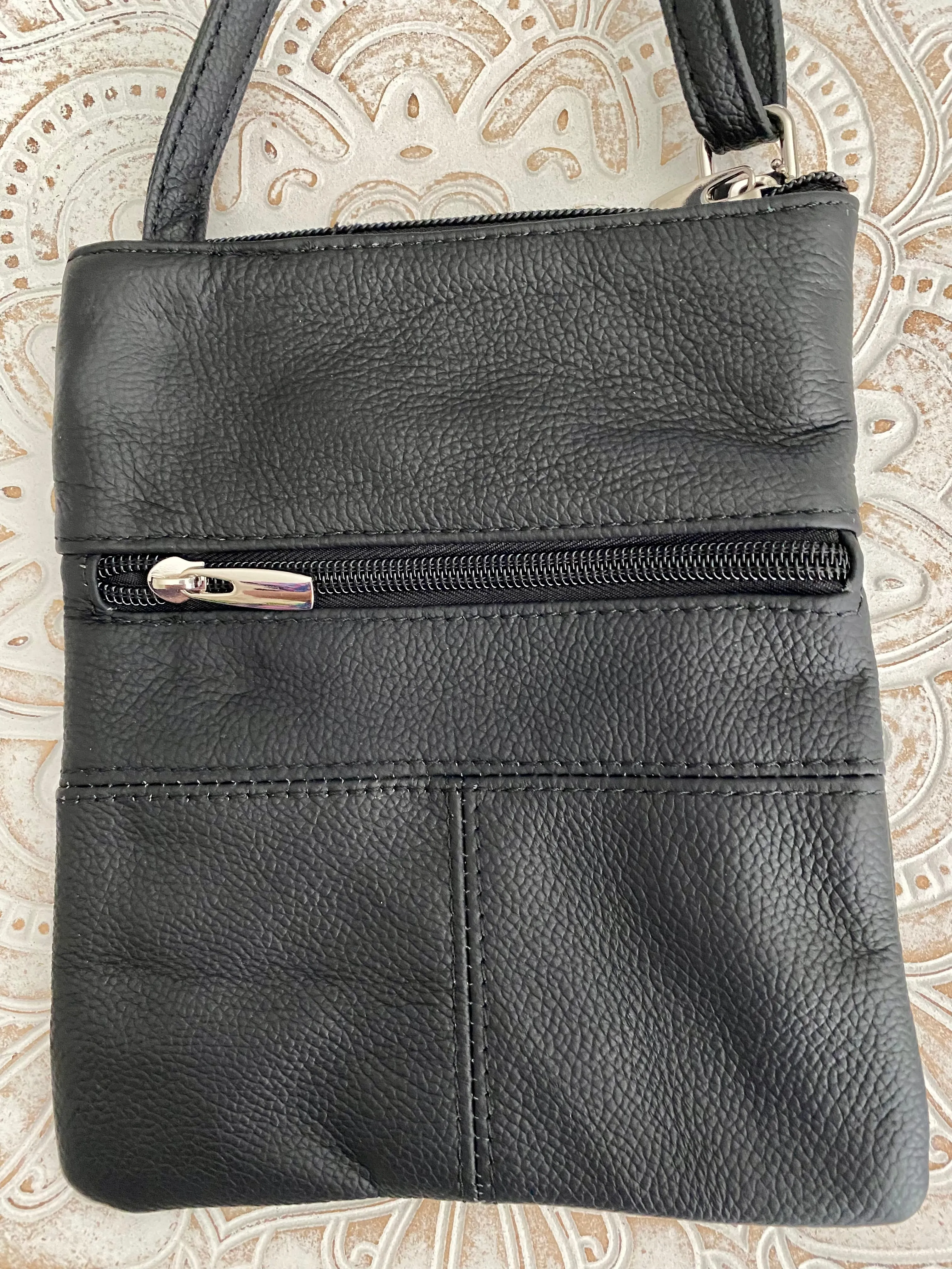 Alexis Petite Leather Crossbody