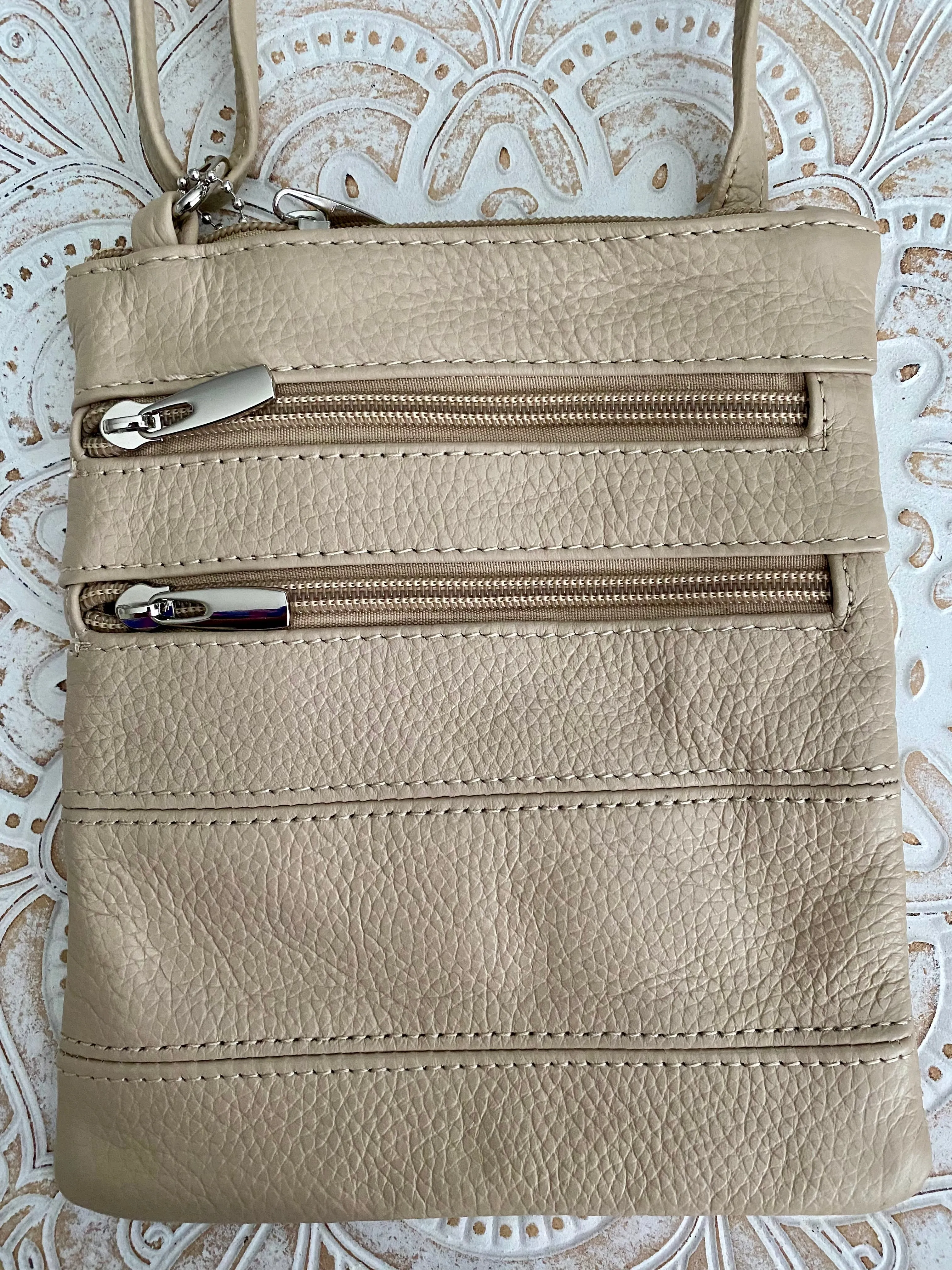 Alexis Petite Leather Crossbody