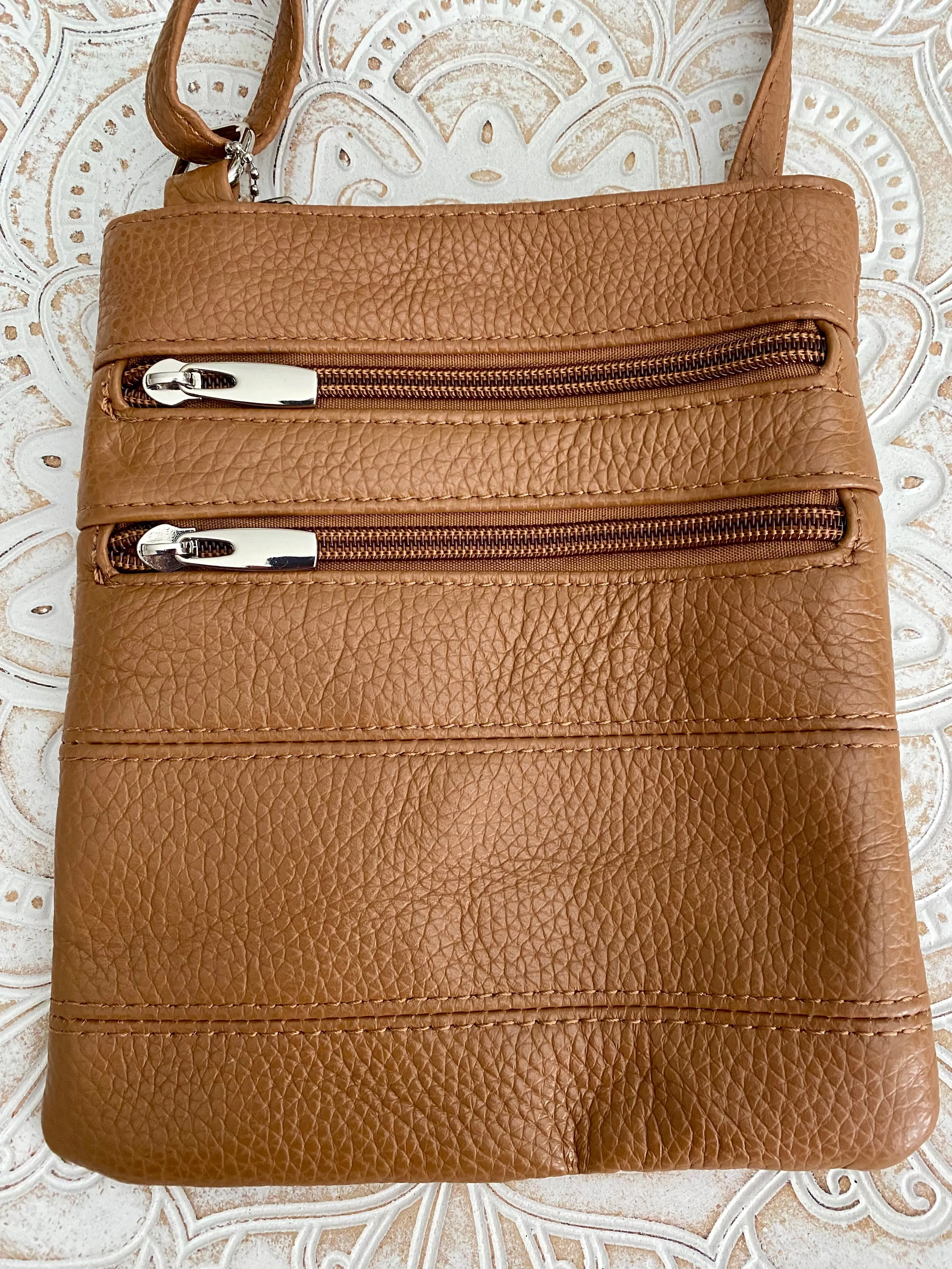 Alexis Petite Leather Crossbody