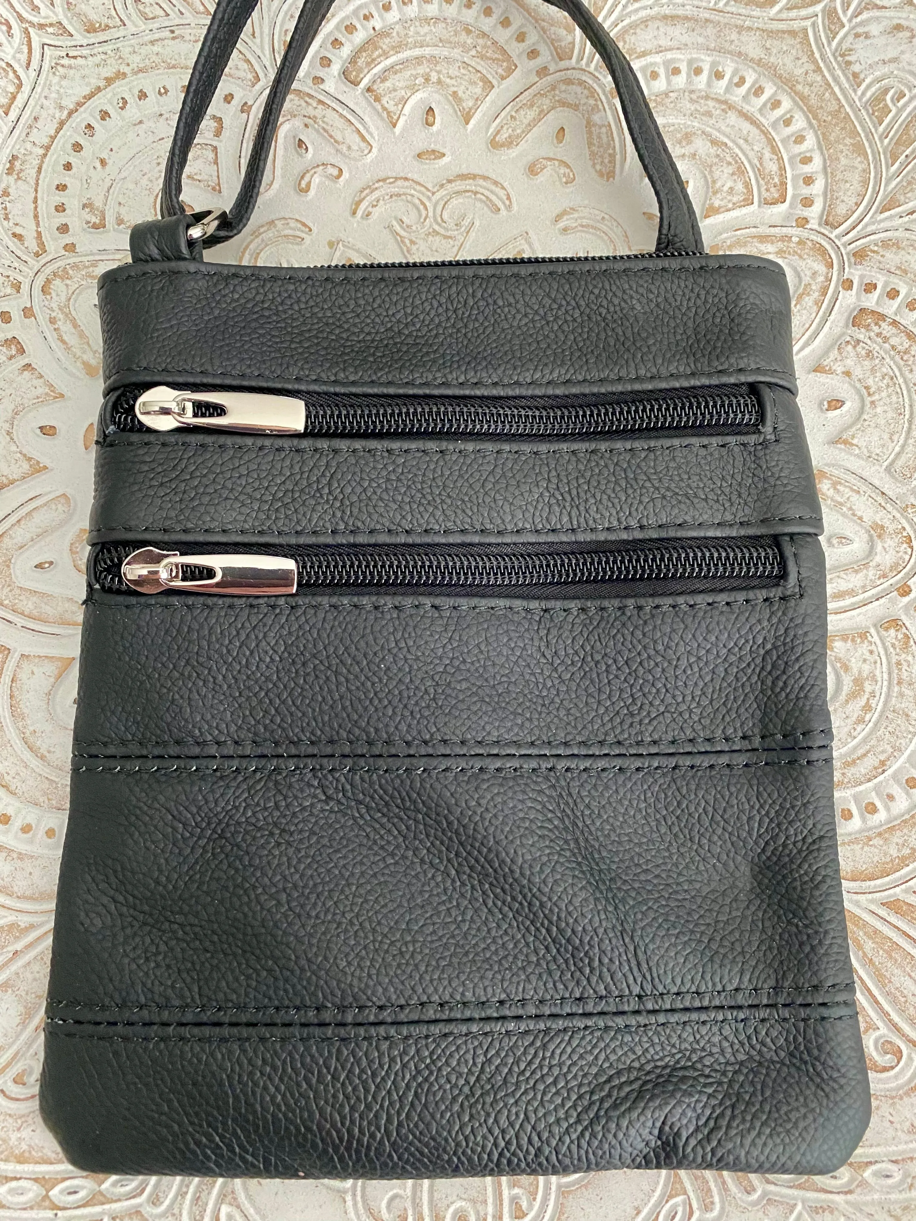 Alexis Petite Leather Crossbody