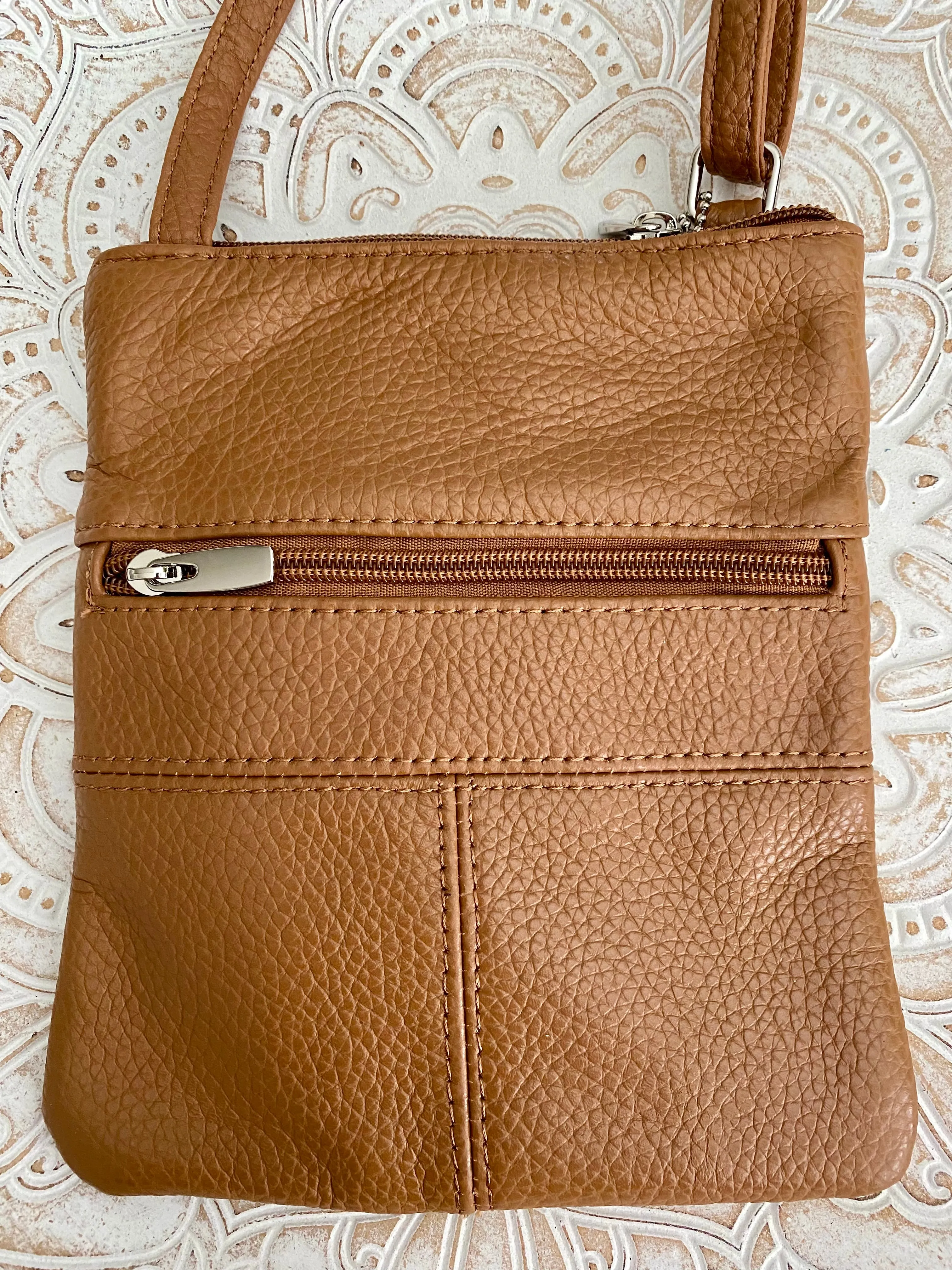 Alexis Petite Leather Crossbody