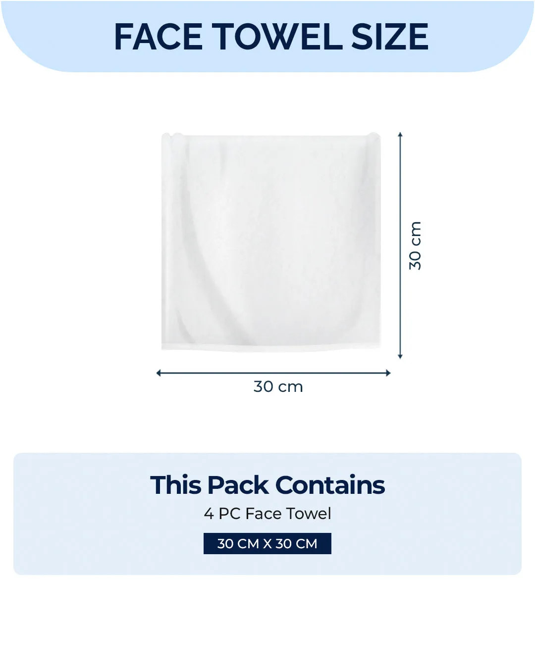 Beige Cotton Solid 600 GSM Face Towel (Pack of 4)