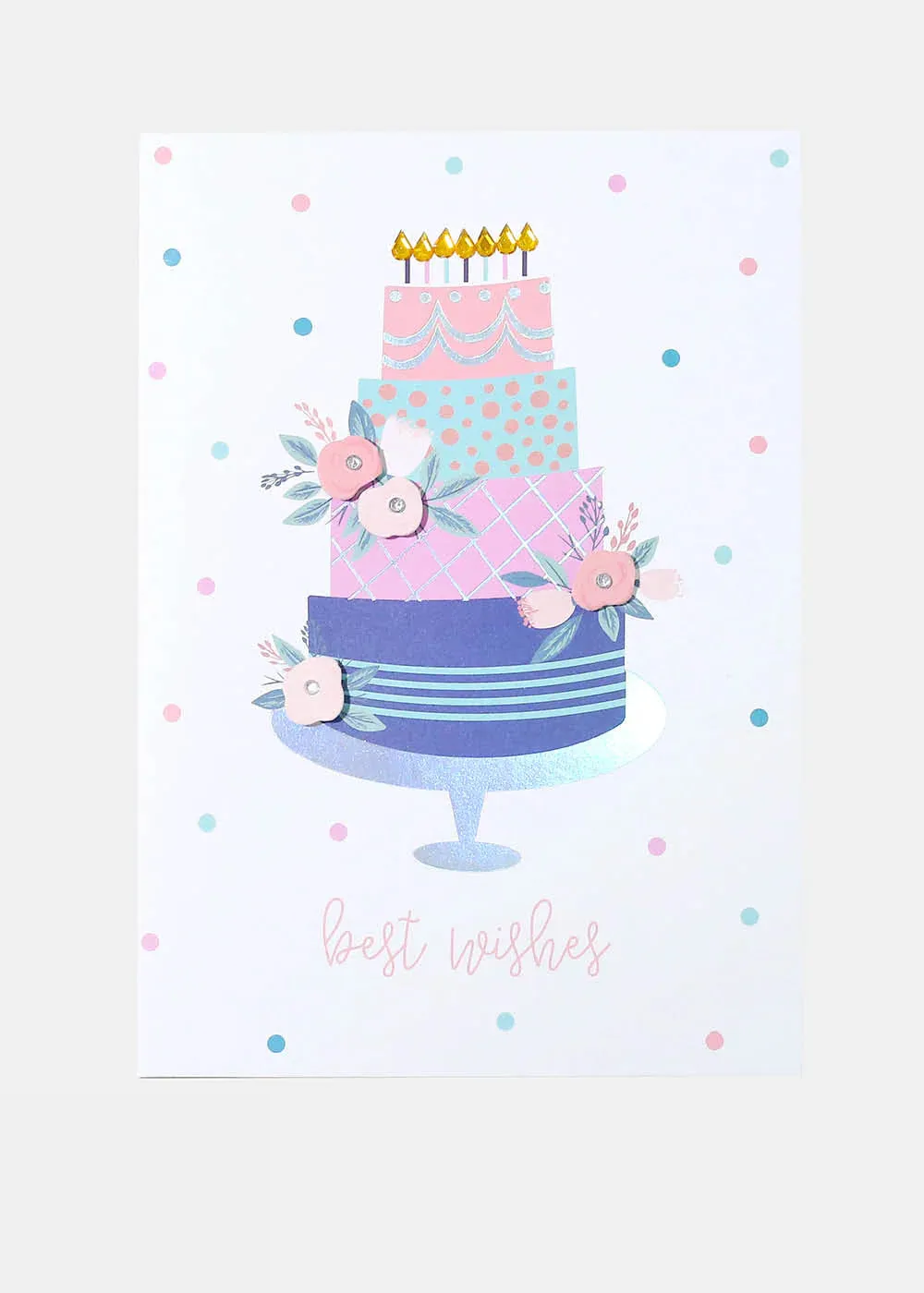 Best Wishes Cake Greeting Card