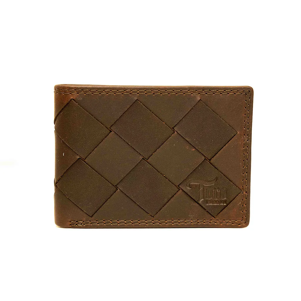 Braided Leather Wallet