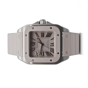 Cartier Santos 100 33mm Steel Automatic Watch
