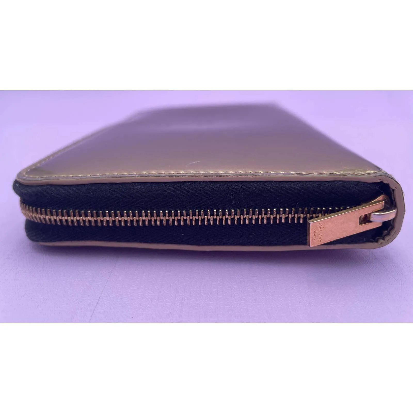 Celine Alphabet Wallet Gold