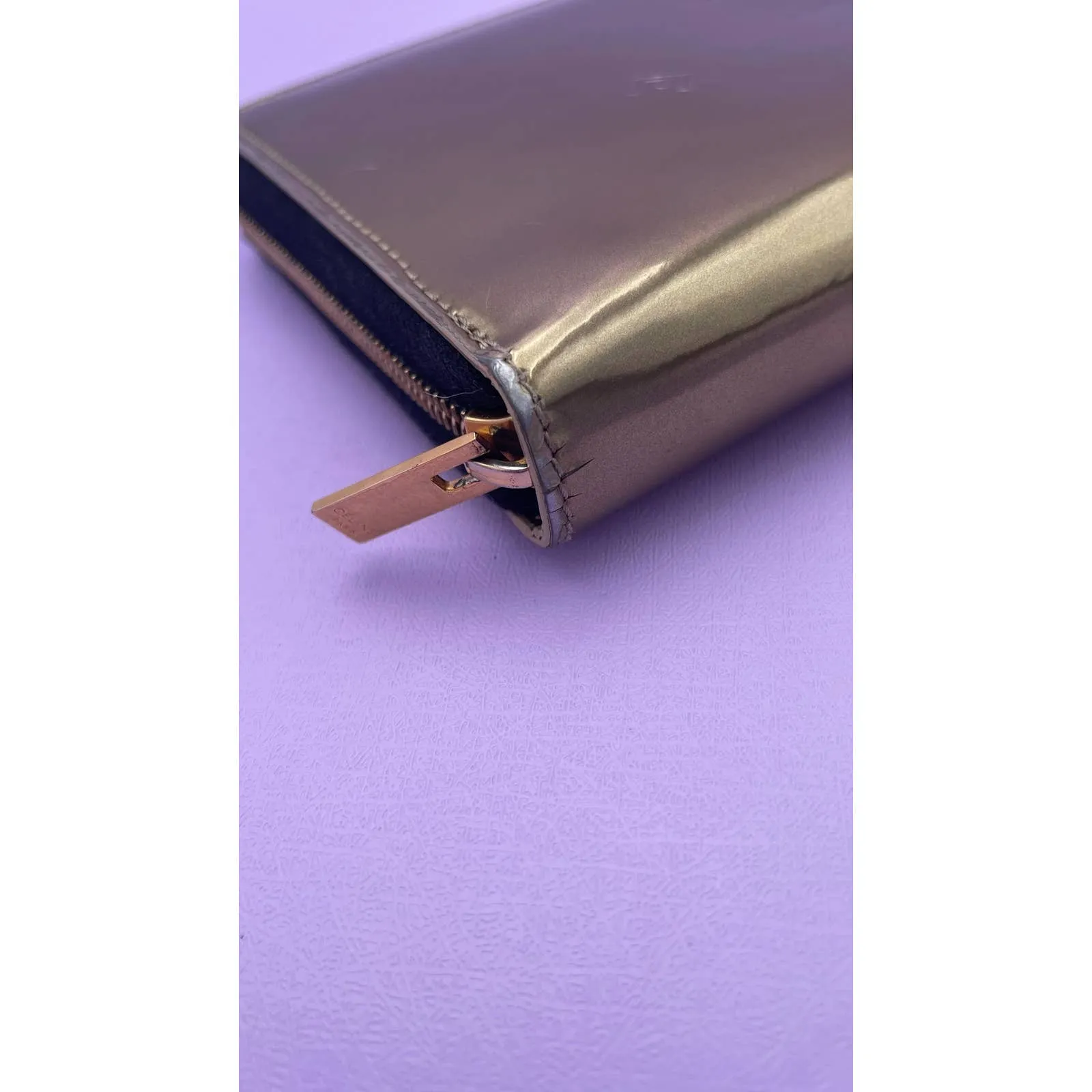 Celine Alphabet Wallet Gold