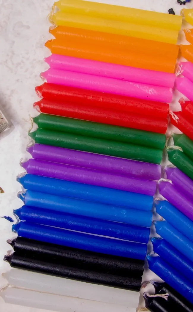 Chime Spell Candles 20 Pack - Pink