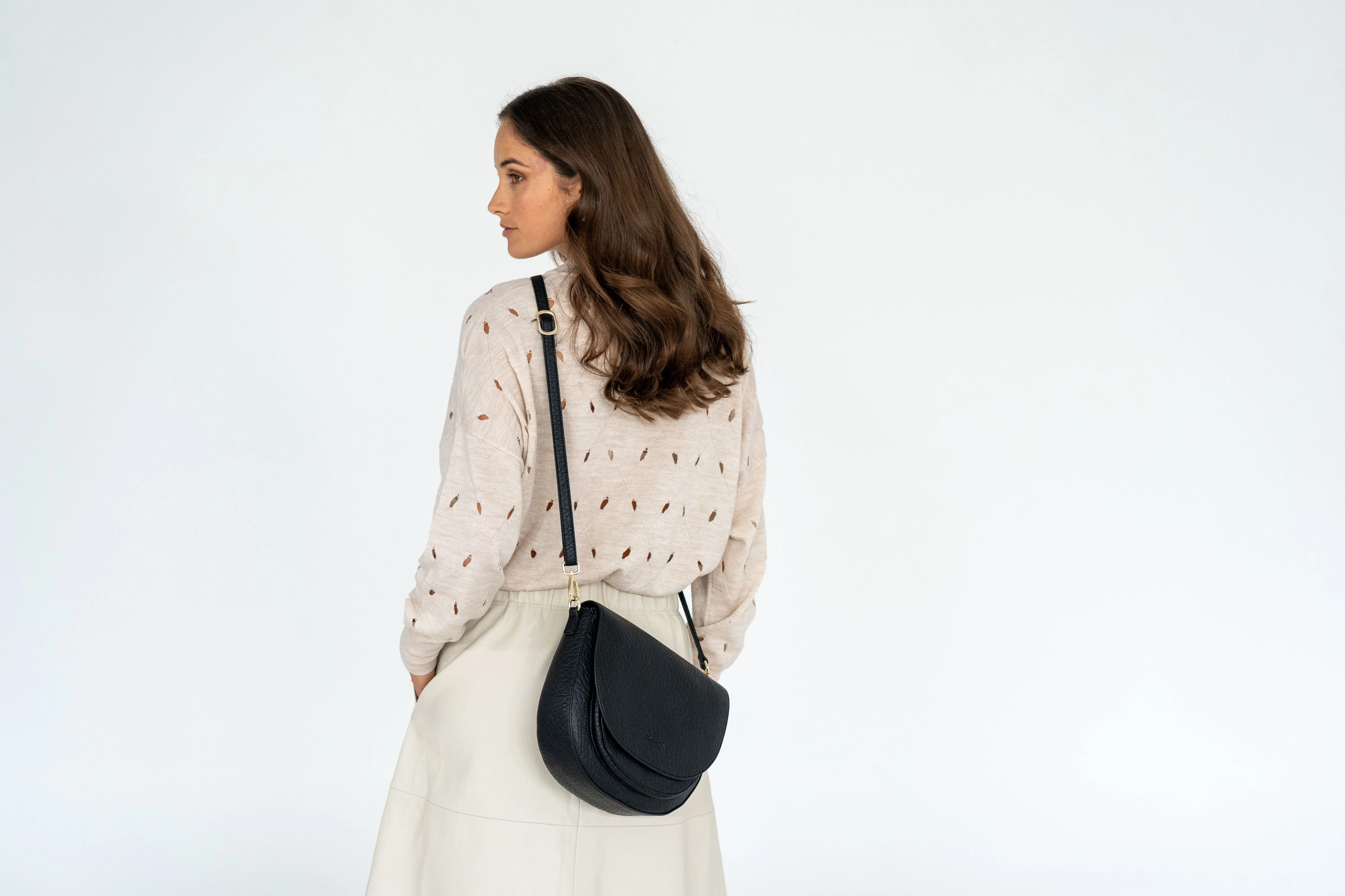 Elms   King - Salerno Crossbody - Black