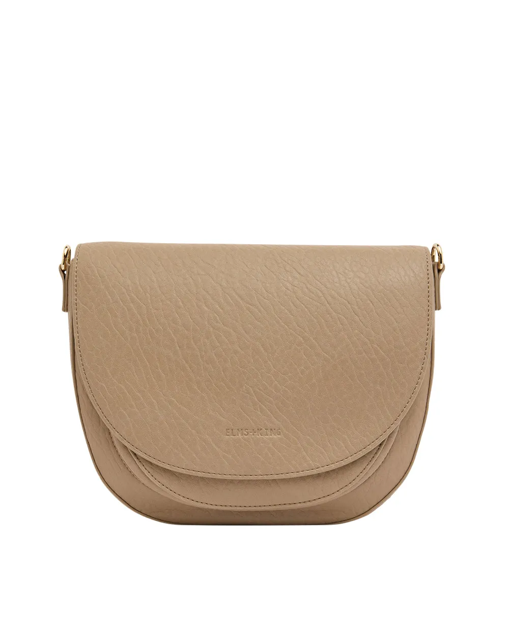 Elms   King - Salerno Crossbody - Latte