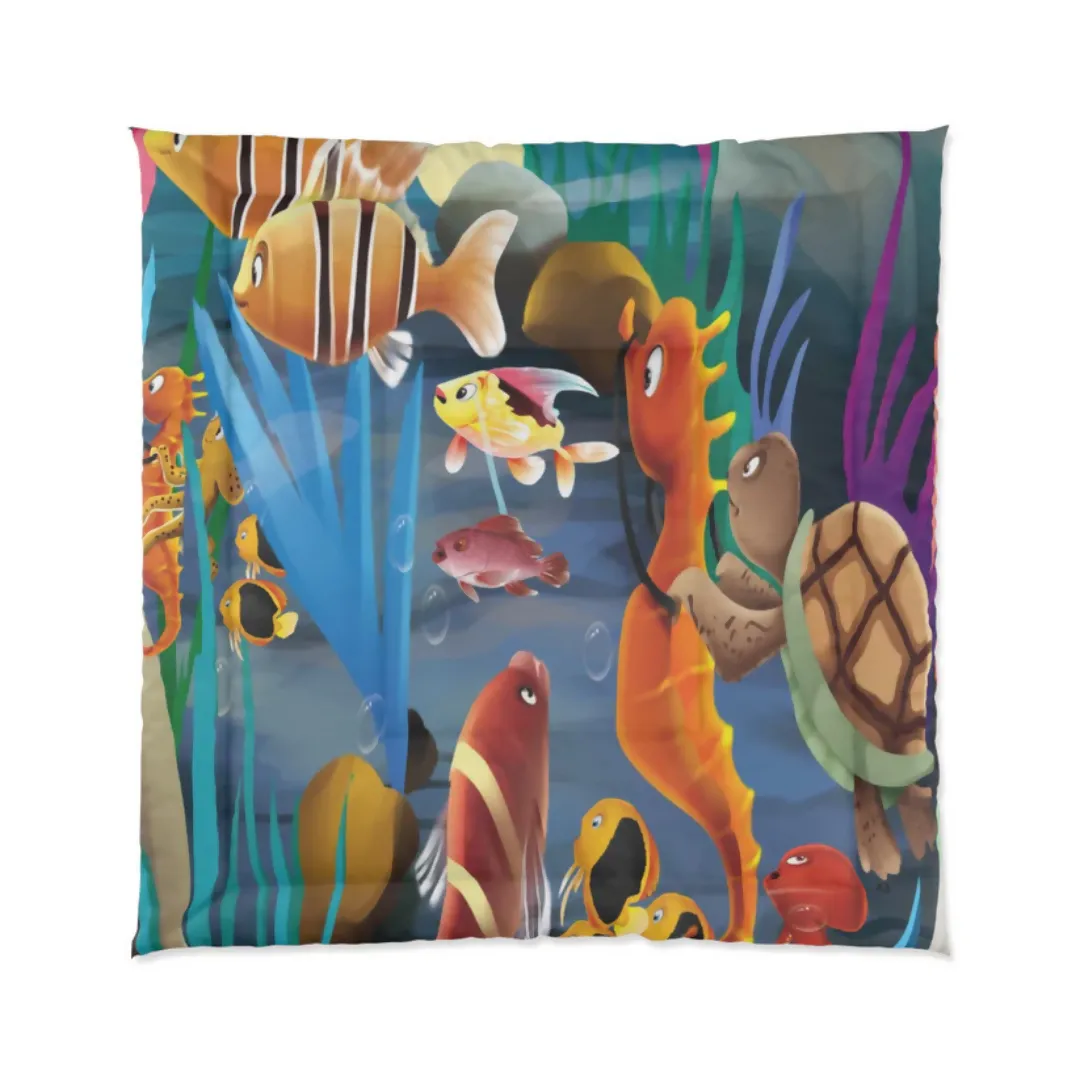 Finley the Flying Fish Stronger Together Comforter