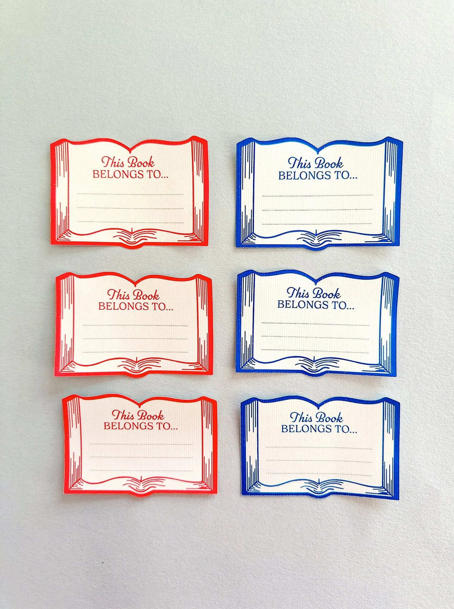 Flora Fricker Book Plate Labels