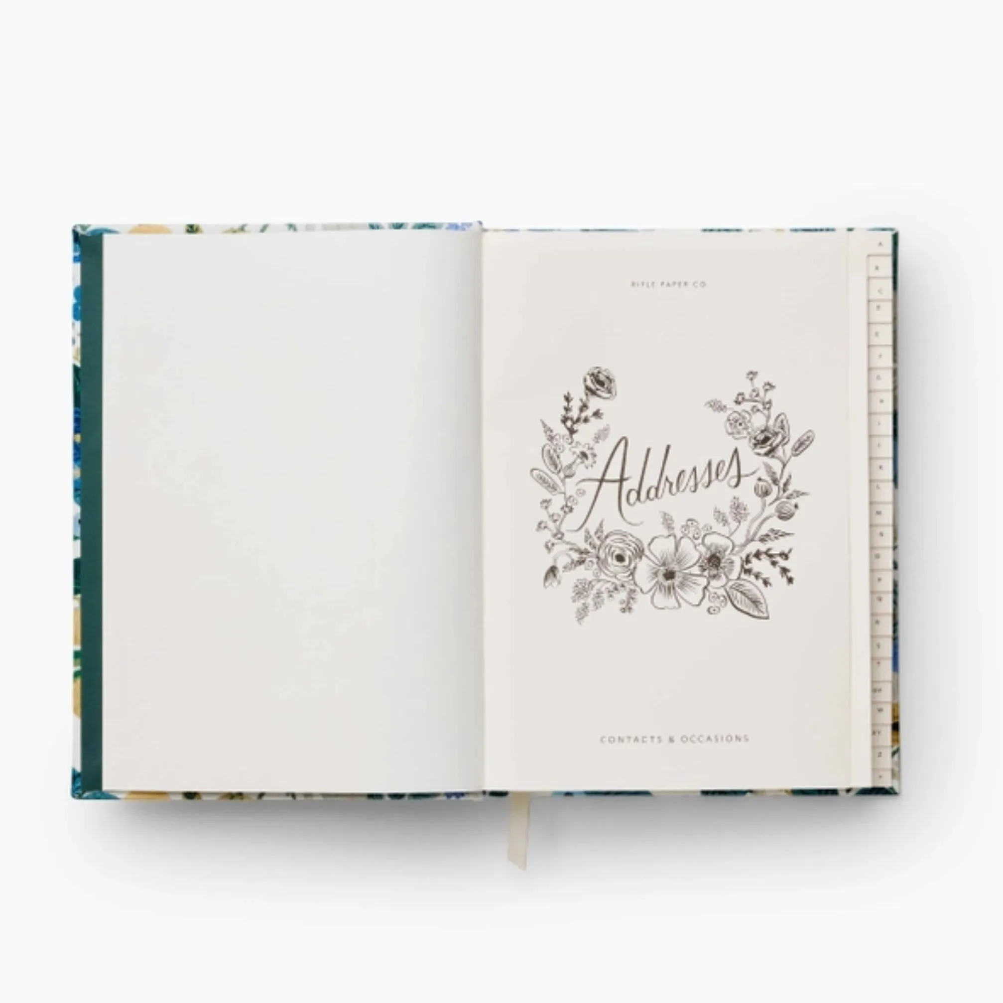 Garden Party Blue Address Book