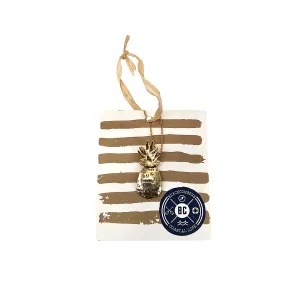 Gold Colored Pineapple Pendant Necklace