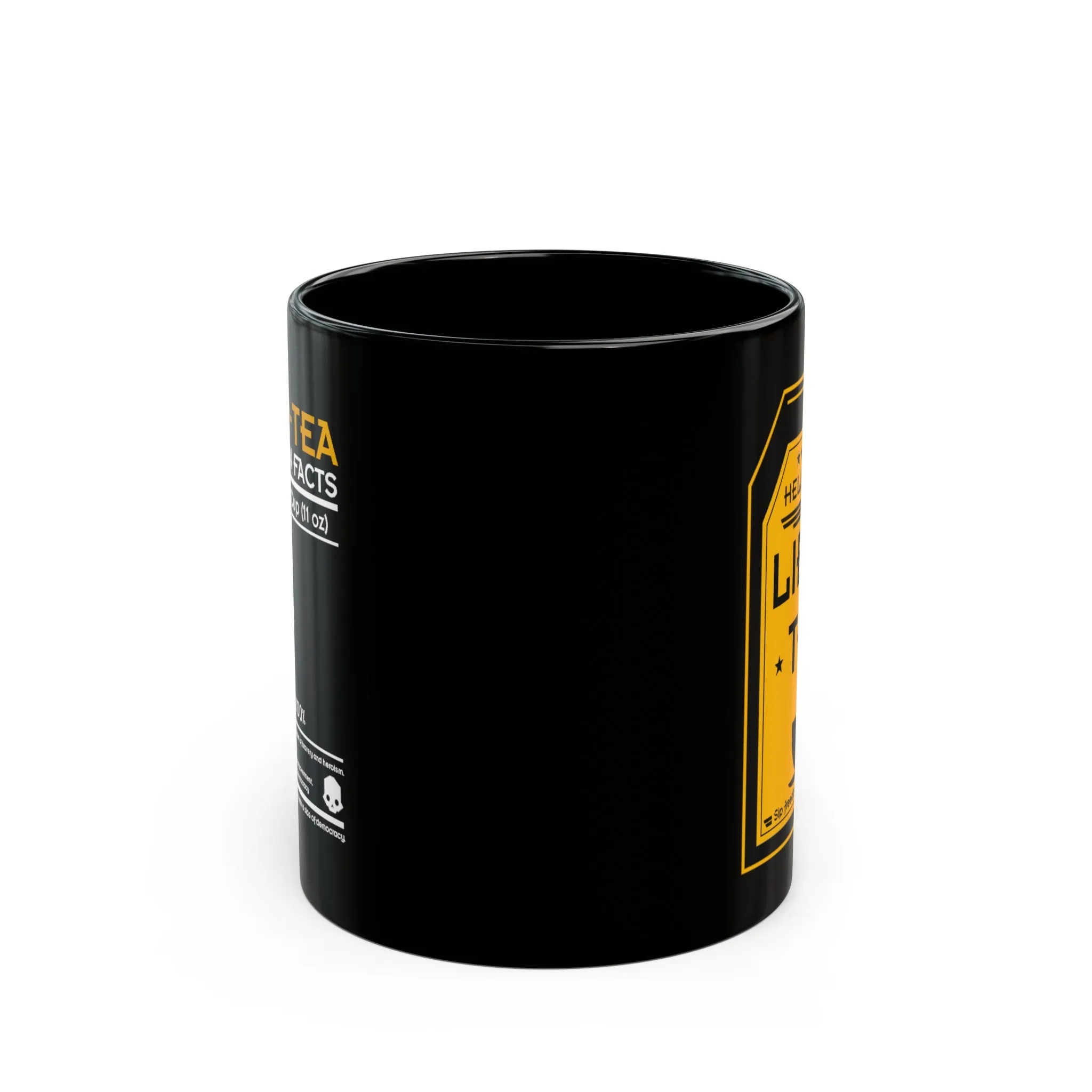 LIBER-TEA Helldivers 2 Black Mug (11oz, 15oz) Liberty Libertea Helldiver Gift For Him Gift For Her Birthday Christmas Valentine Mug