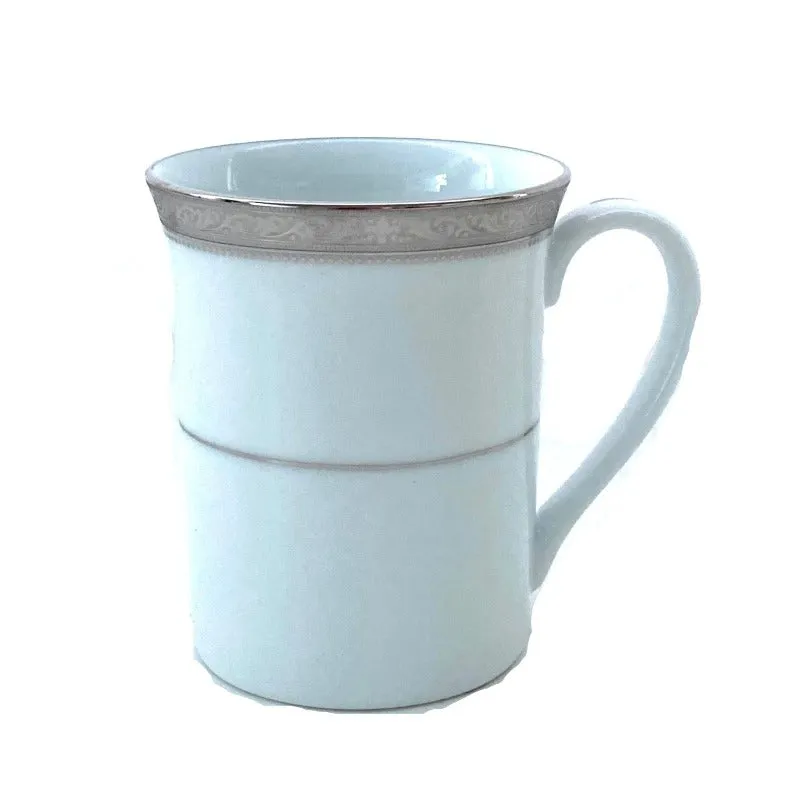 Noritake Porcelain Mug Platinum
