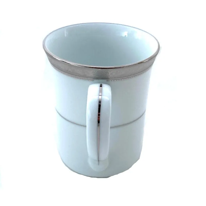 Noritake Porcelain Mug Platinum