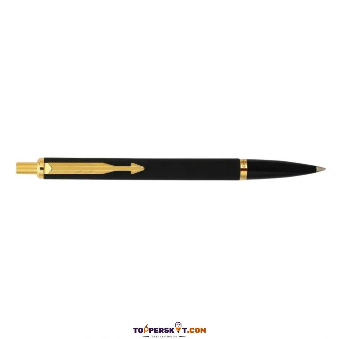 Parker Latitude Matte Black Ball Pen - Blue (Pack of 1)