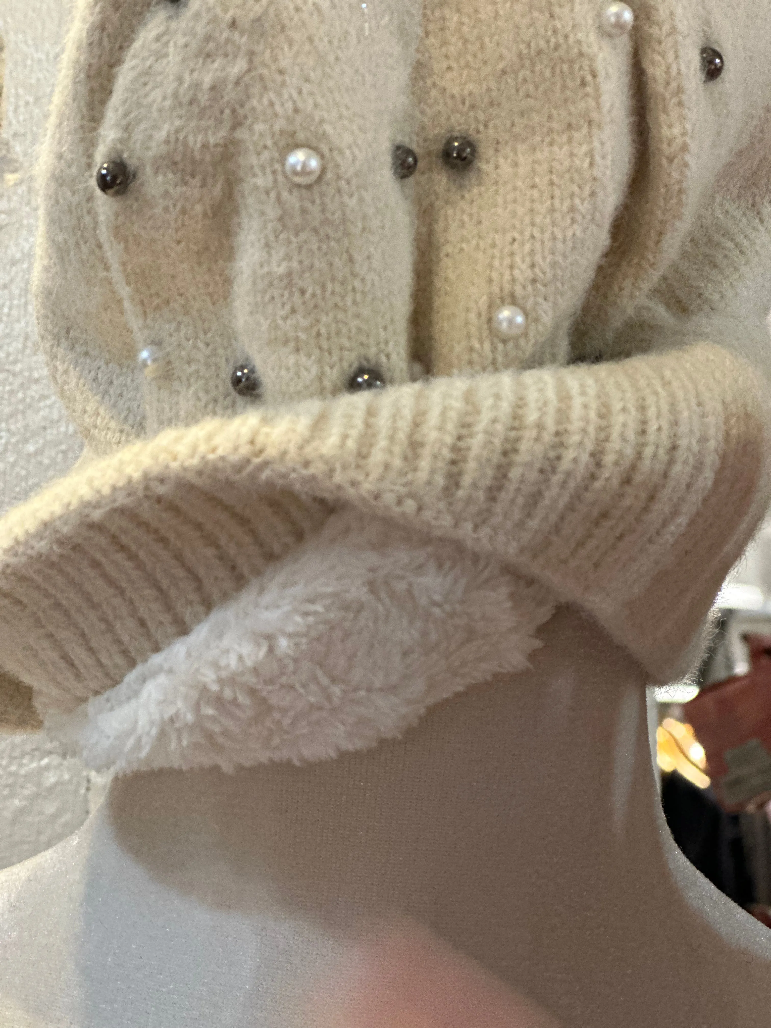 Pearl Beanie Fleece Lined