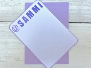 Personalized Note Card, Social Media Note Cards, Flat Note Cards, Thank You Cards, Note Cards, Personalized Stationery, Set of 10