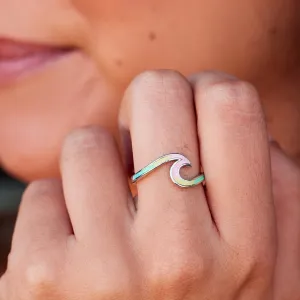 Pura Vida Bracelets Tie Dye Wave Ring - Silver
