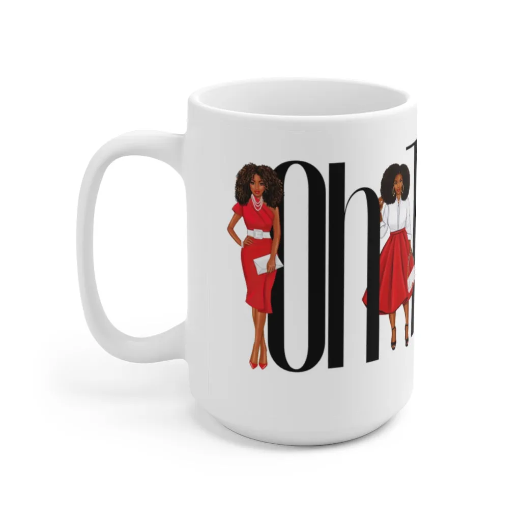 "Oh to be" Ceramic Mug 15oz