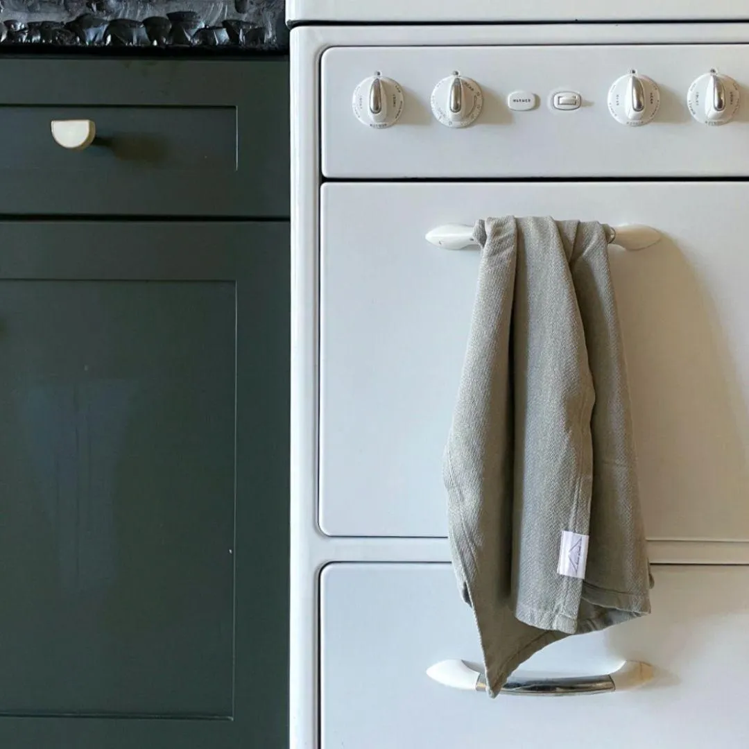 tea towel - oat milk