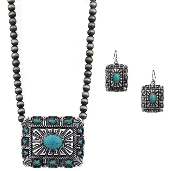 The Concho Fashion Navajo Pearl Necklace