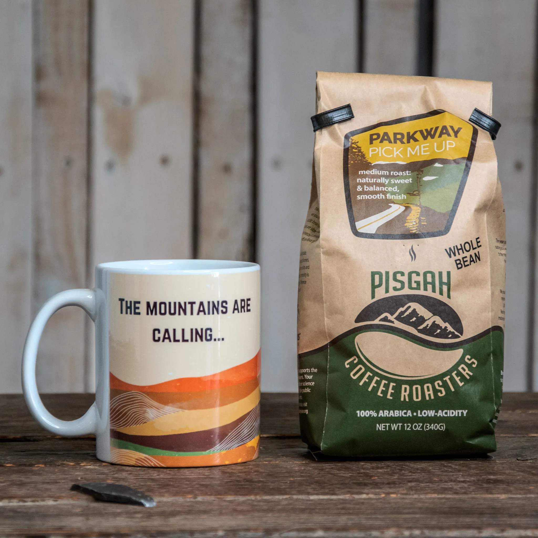 The In Blue Mug | Coffee Cup | Hand printed original artwork mugs | The Mountains are Calling...