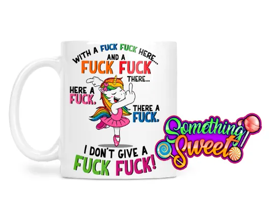 Variety Adult Themed Coffee Mugs, Cursing Mugs