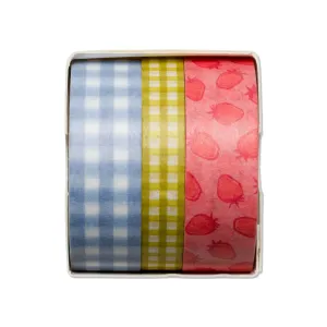 Washi Tape Set of 3 (Strawberry Patch)